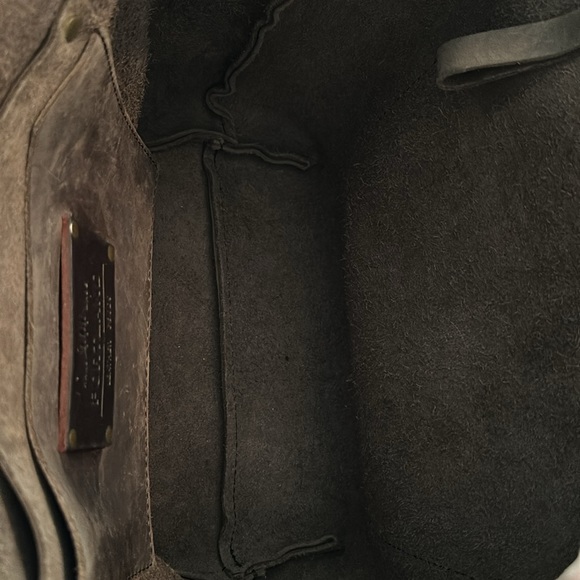 Portland leather goods large tote, true unicorn color groupie gray. 🦄 - Picture 6 of 15